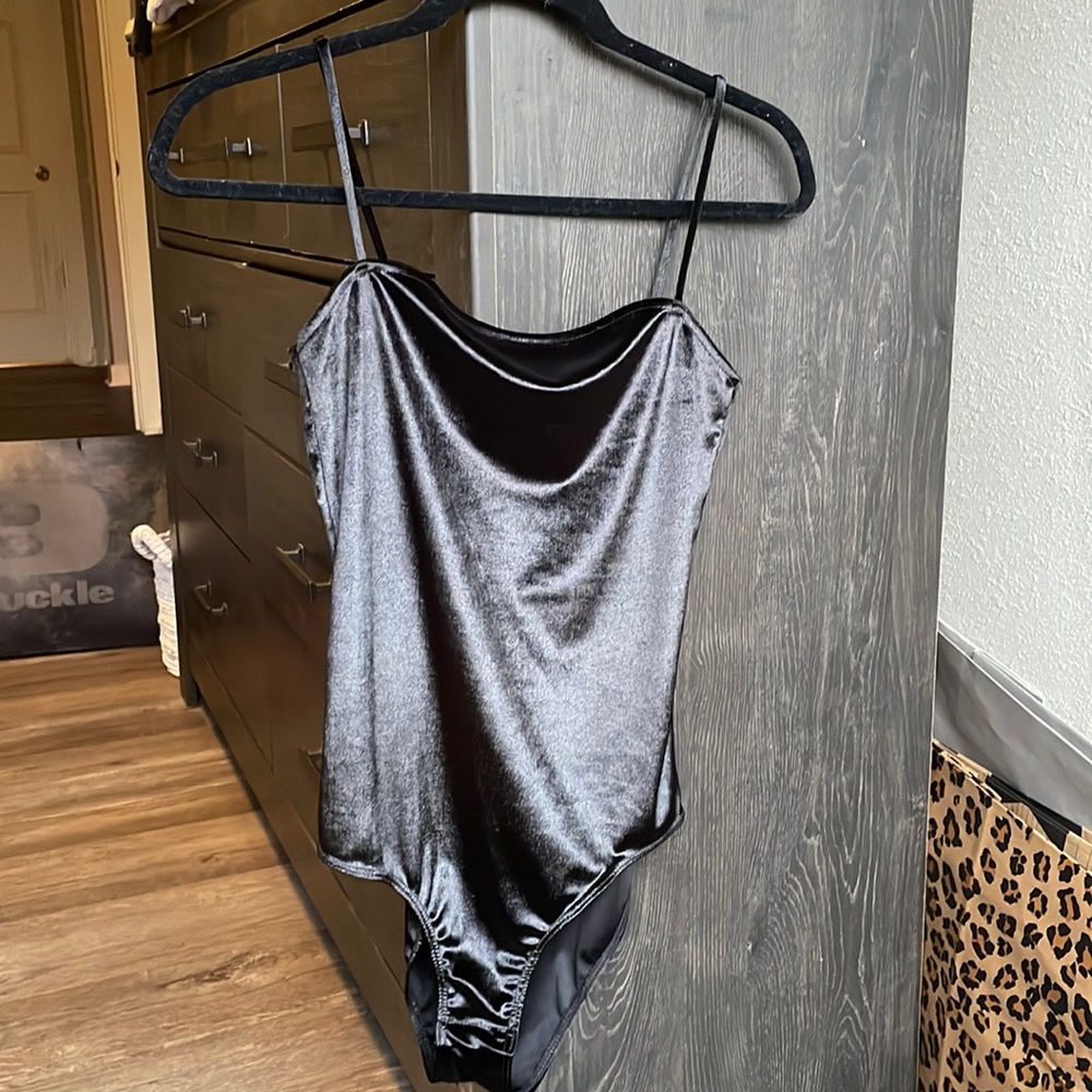 Velvet Black Bodysuit